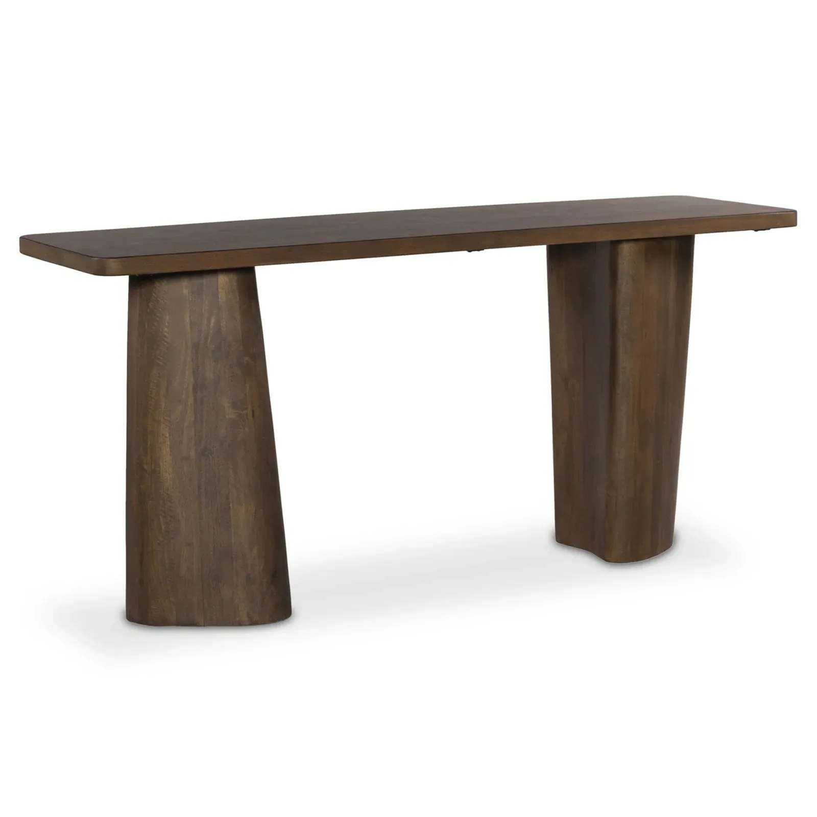 Wessel Rectangular Console Table - Brown, Mango Wood