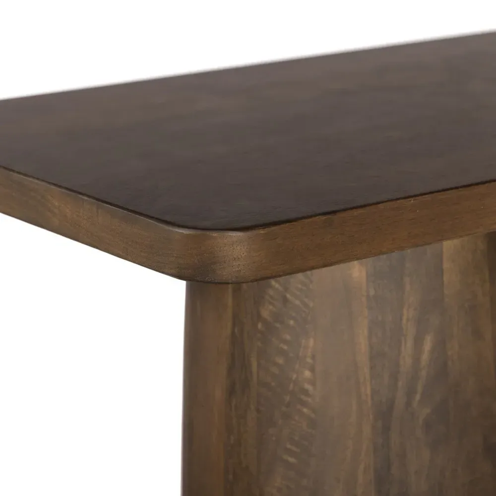 Wessel Rectangular Console Table - Brown, Mango Wood