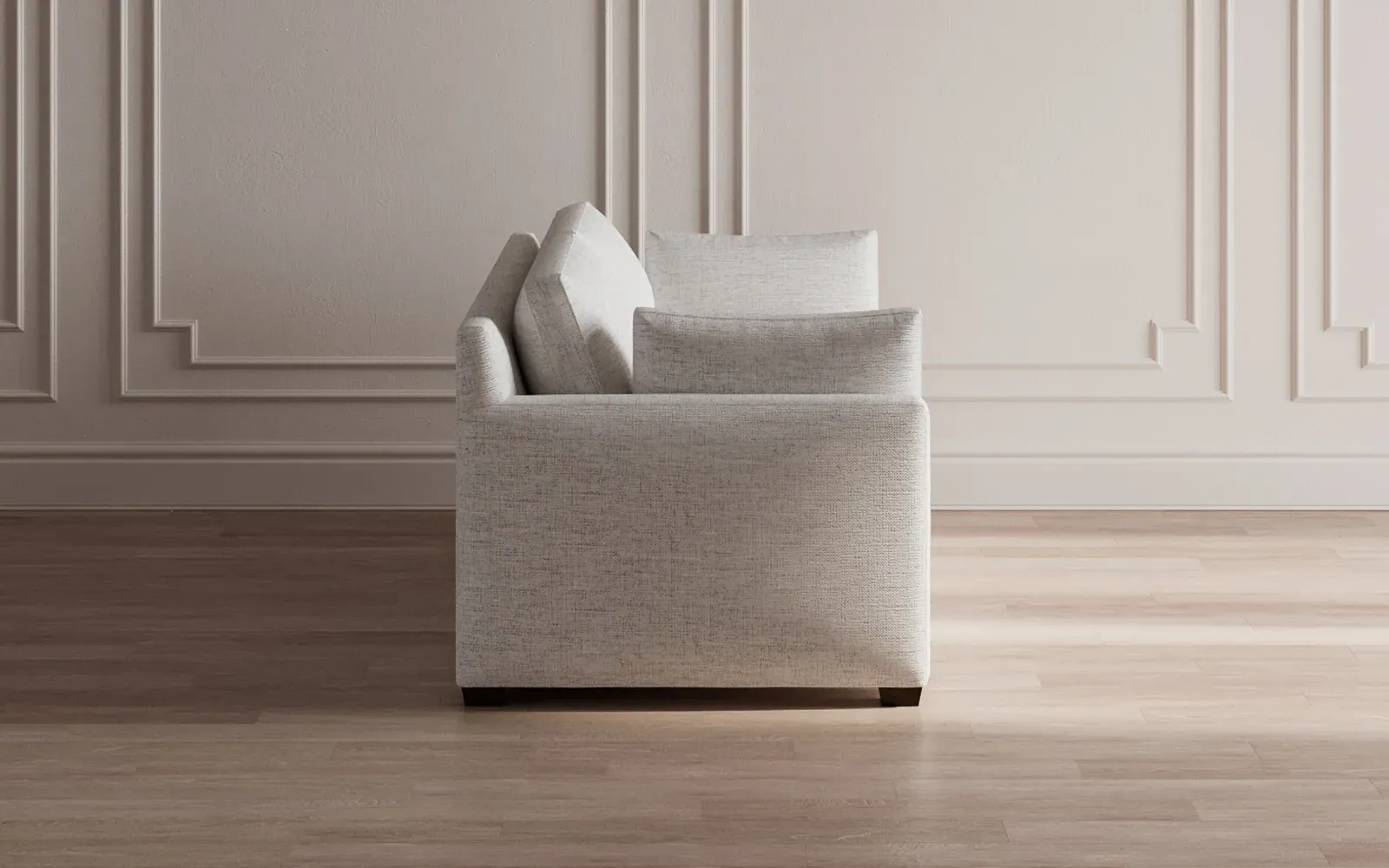 Weybridge Bench Cushion Sofa - Pebble