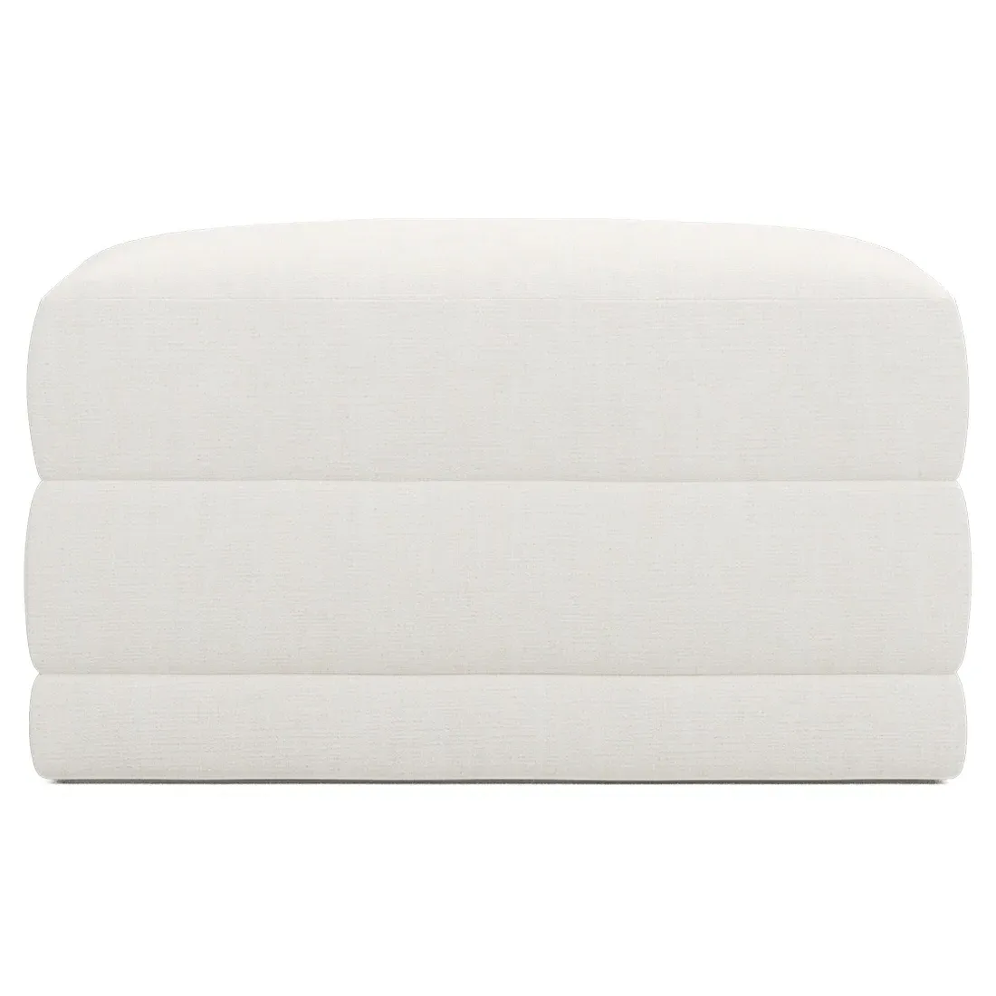 Weybridge Canvas Performance Ottoman Upholstered - Canvas