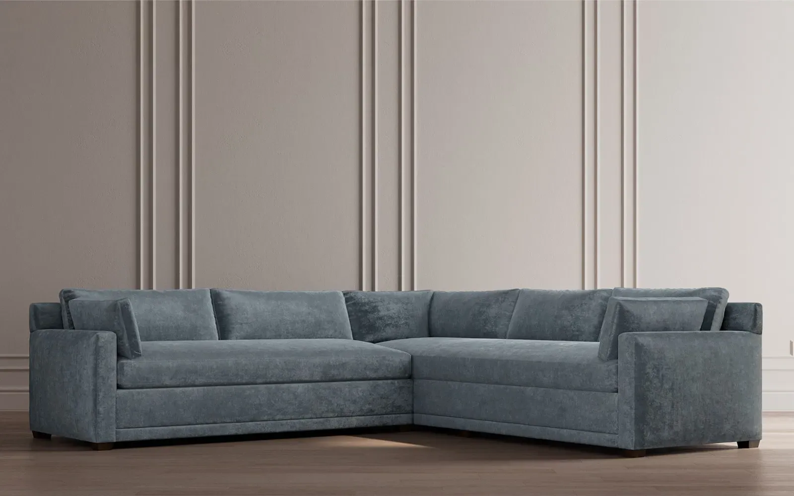 Weybridge Corner Sectional - Slate Blue
