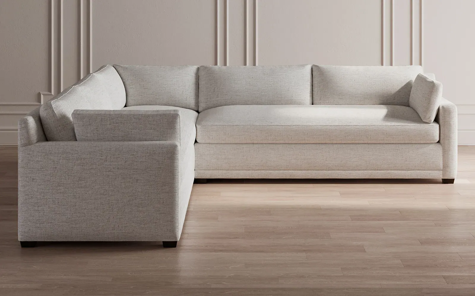 Weybridge L-Shaped Corner Sectional - Amber