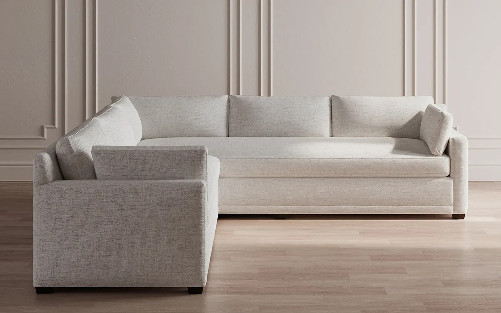 Weybridge L-Shaped Corner Sectional - Fog