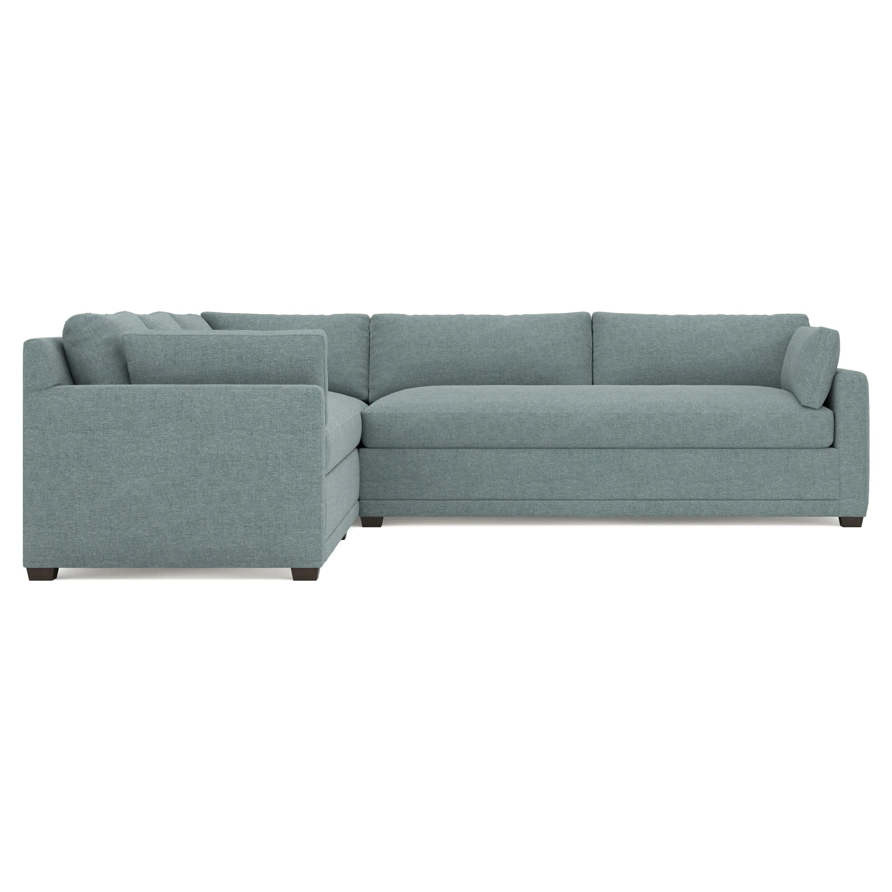 Weybridge L-Shaped Corner Sectional - Heathered Teal