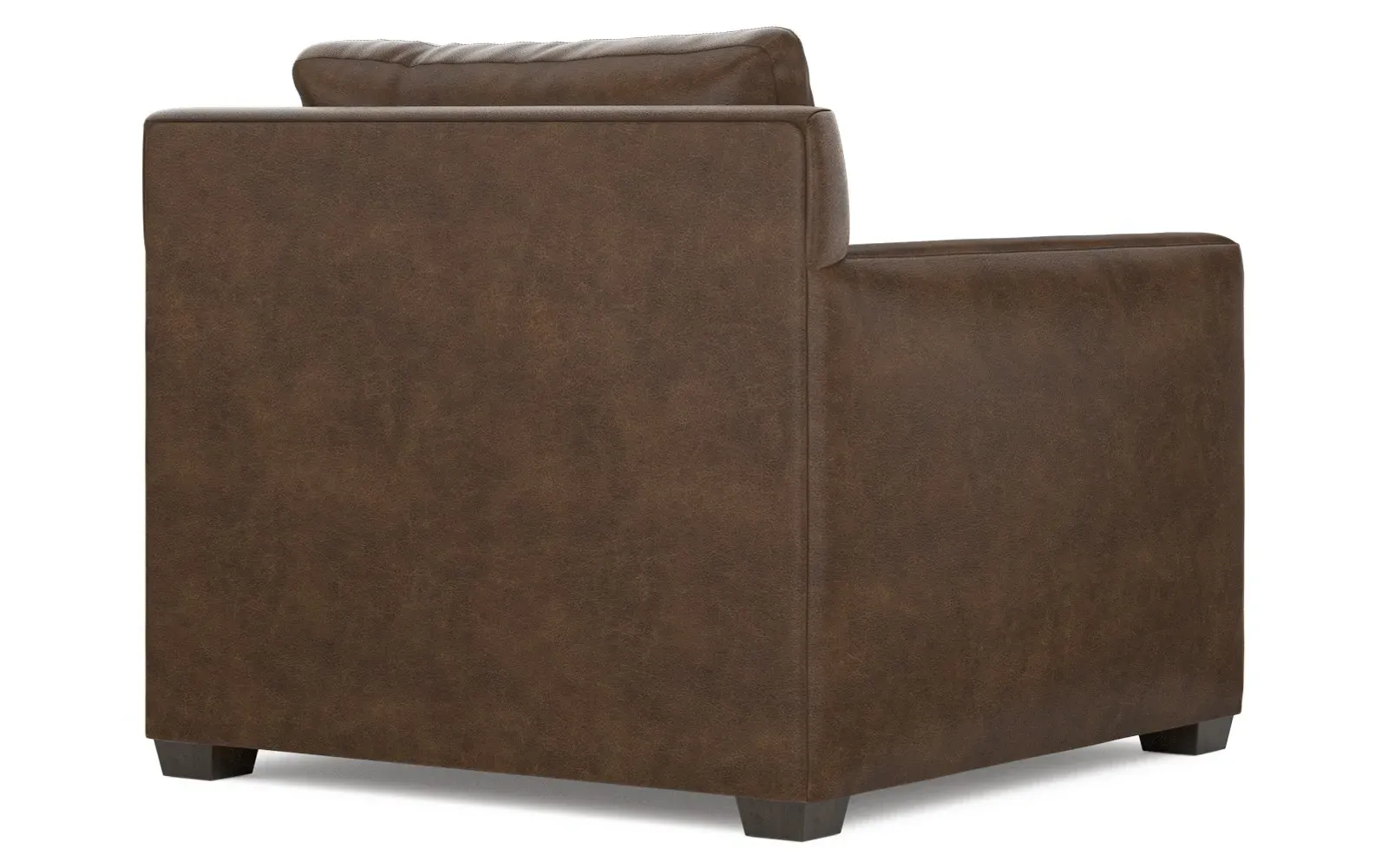 Weybridge Leather Chair - Saddle Brown