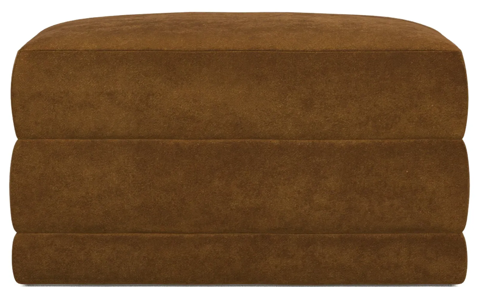 Weybridge Ottoman Upholstered to Floor - Amber