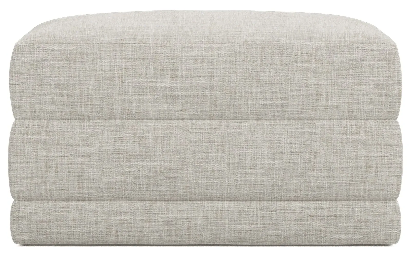 Weybridge Ottoman Upholstered to Floor - Fog