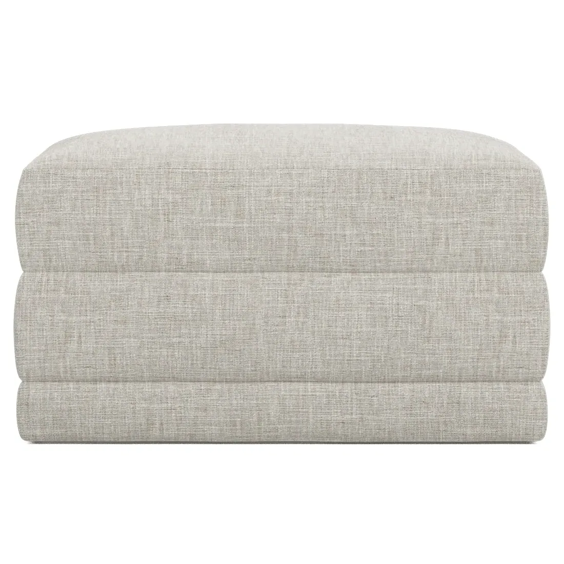Weybridge Ottoman Upholstered to Floor - Fog