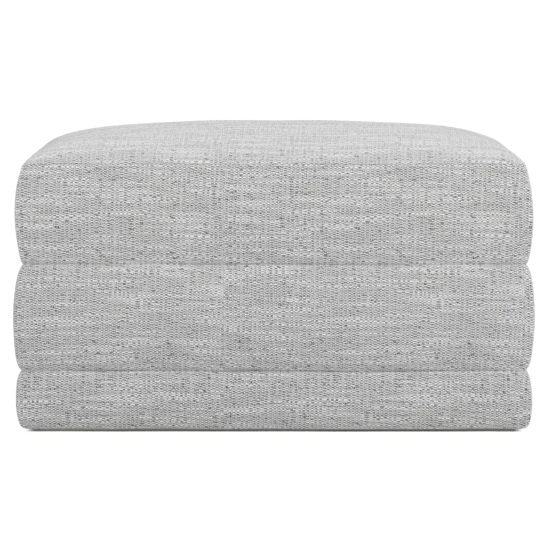 Weybridge Ottoman Upholstered to Floor - Frost