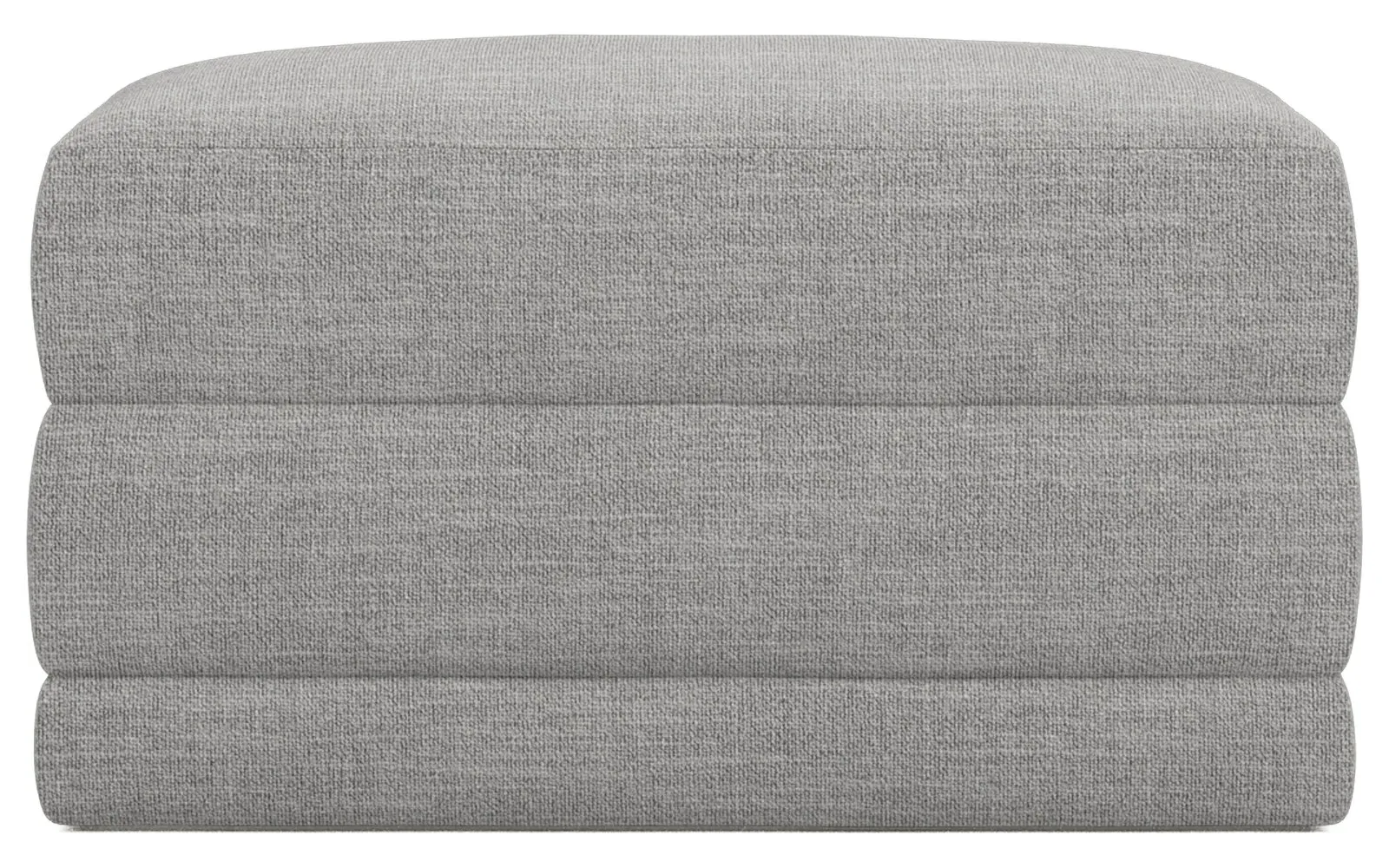 Weybridge Ottoman Upholstered to Floor - Nickel