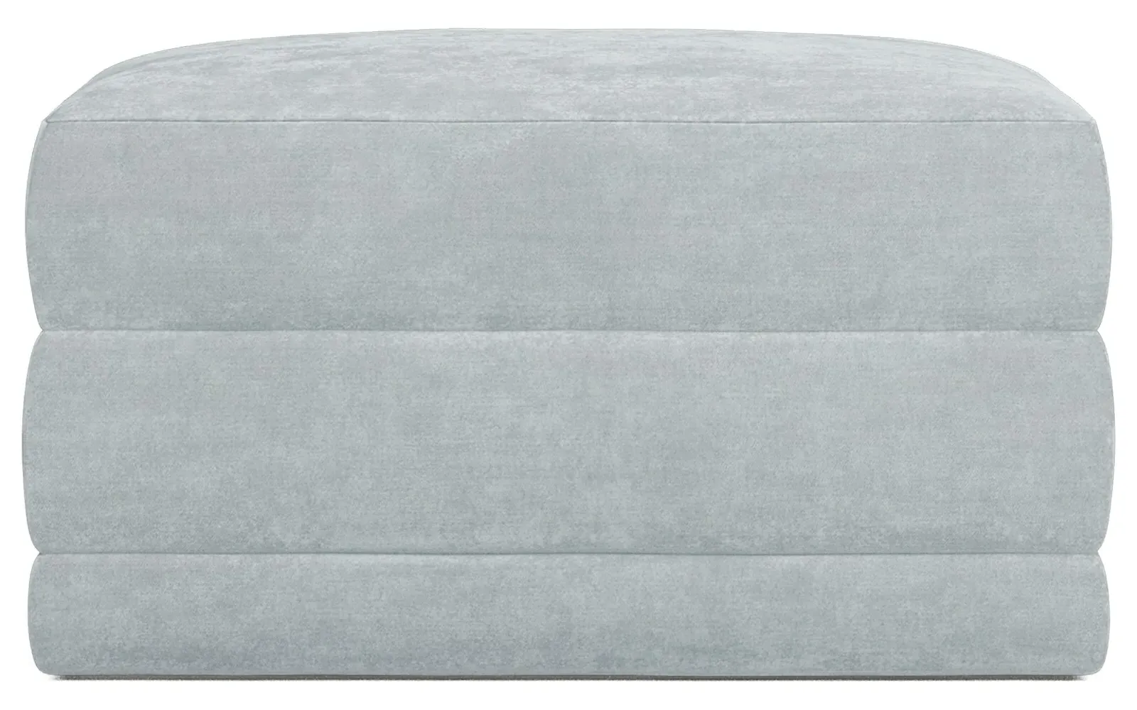 Weybridge Ottoman Upholstered to Floor - Pale Blue
