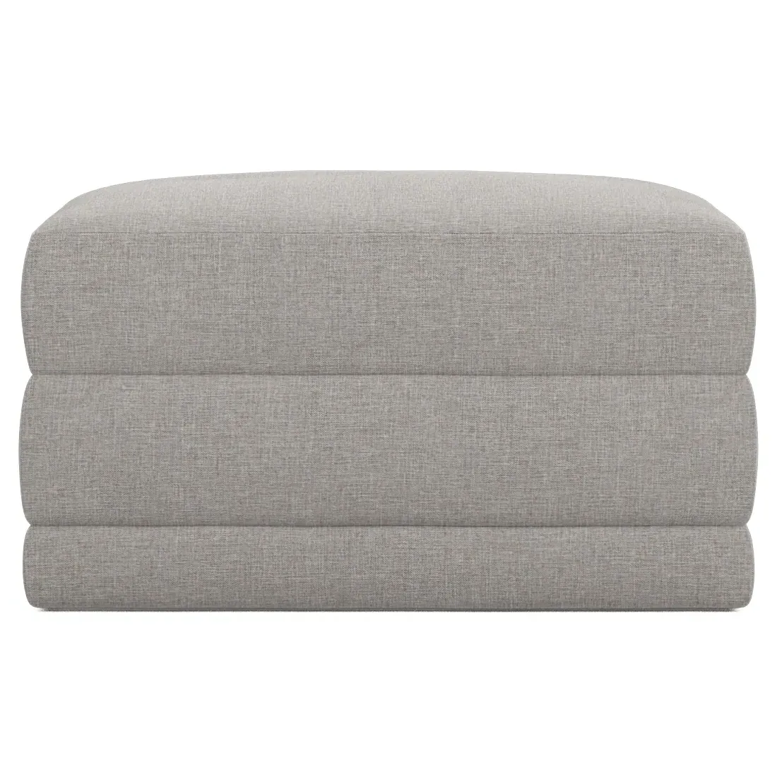 Weybridge Ottoman Upholstered to Floor - Pebble