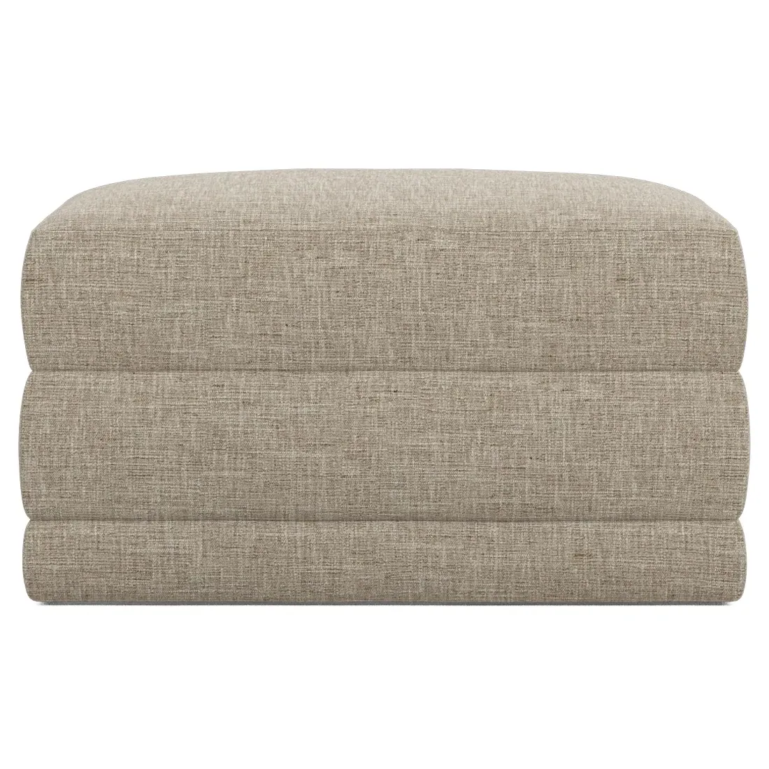 Weybridge Ottoman Upholstered to Floor - Sand