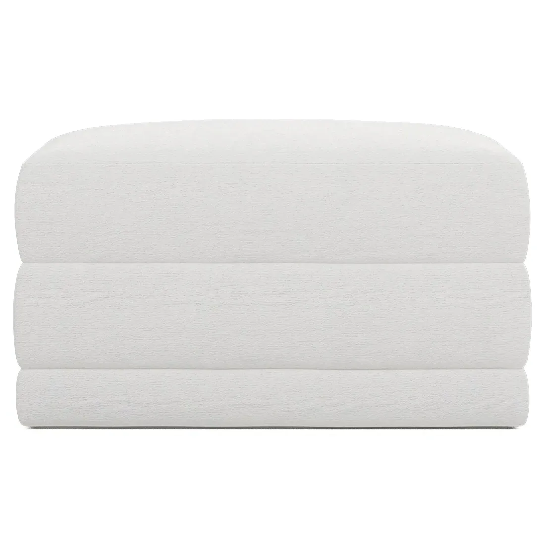 Weybridge Ottoman Upholstered to Floor - Sugar