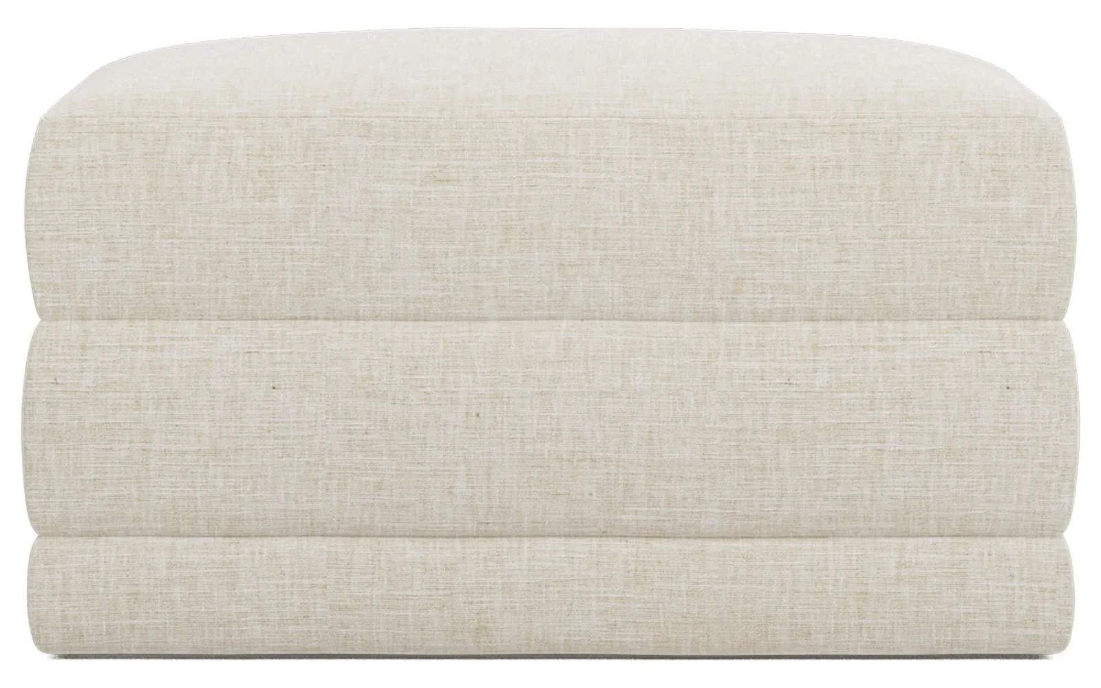 Weybridge Ottoman Upholstered to Floor - Vanilla
