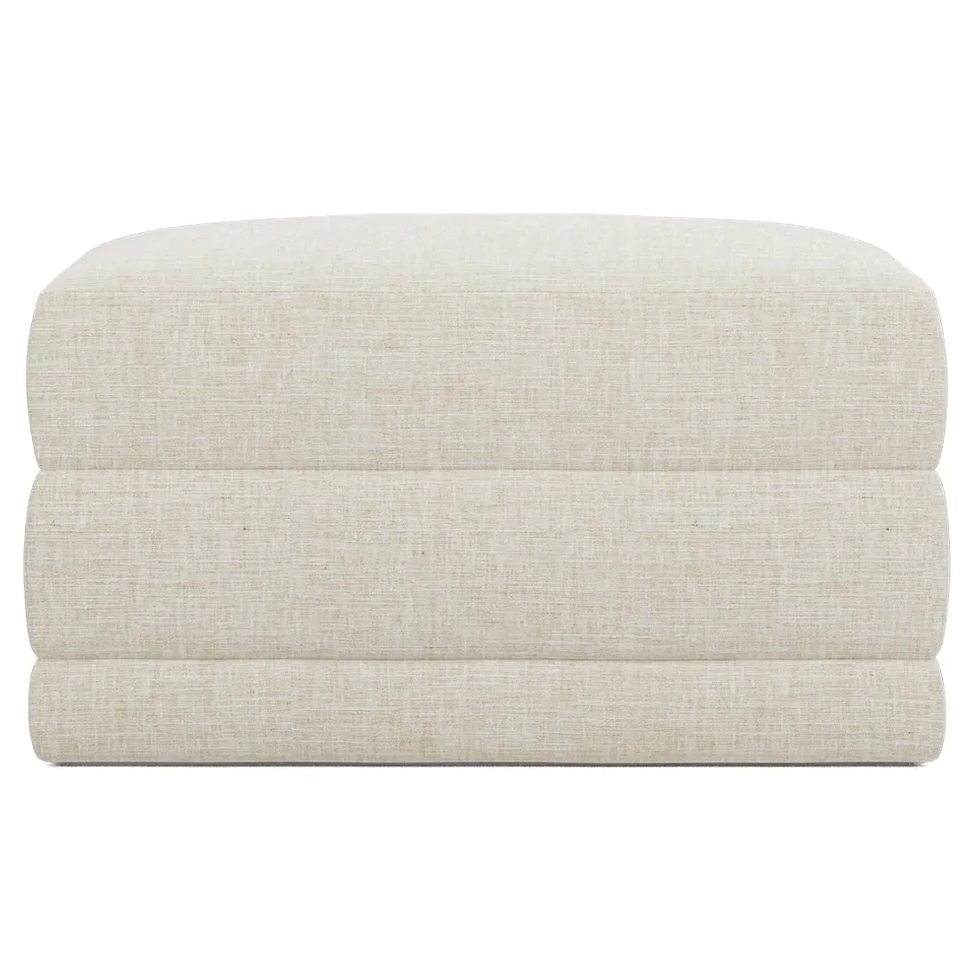 Weybridge Ottoman Upholstered to Floor - Vanilla