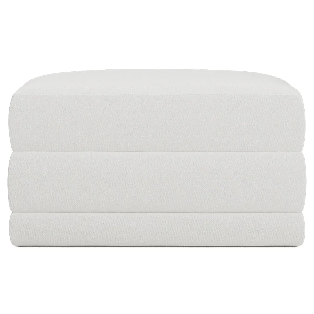 Weybridge Performance Ottoman Upholstered - Snow