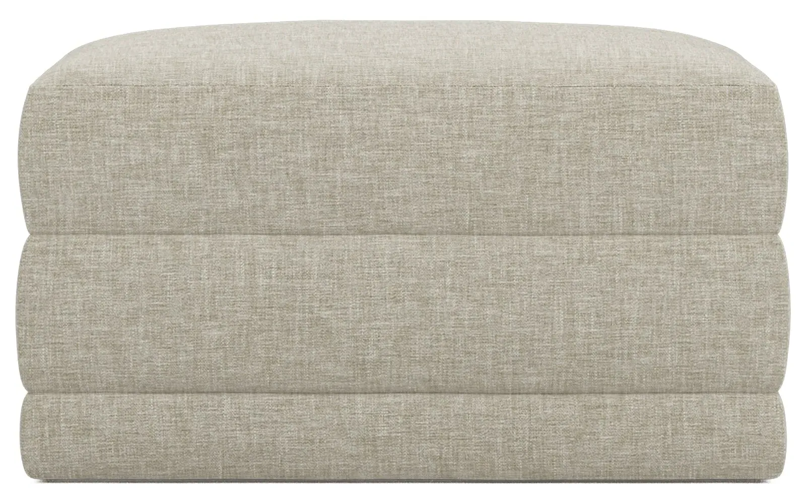 Weybridge Performance Ottoman Upholstered to Floor - Baby Fawn