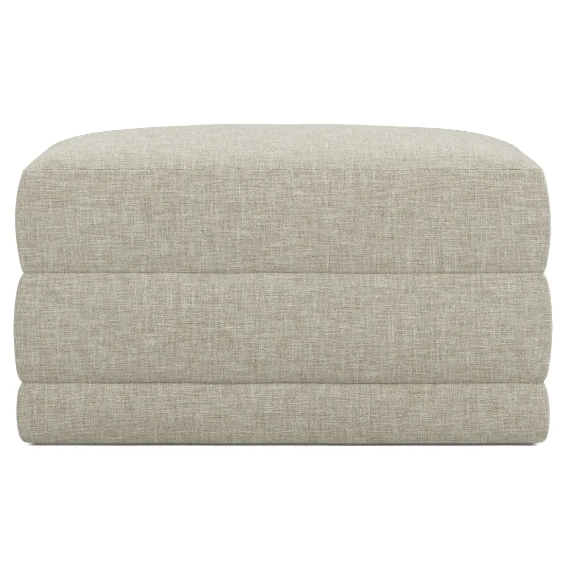 Weybridge Performance Ottoman Upholstered to Floor - Baby Fawn