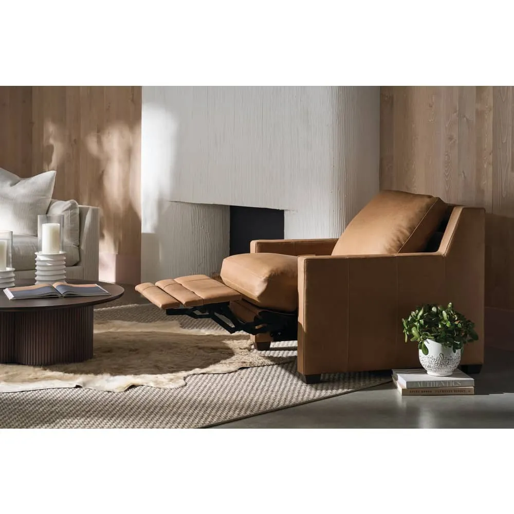 Weybridge Recliner Arm Chair - Light Brown, Leather