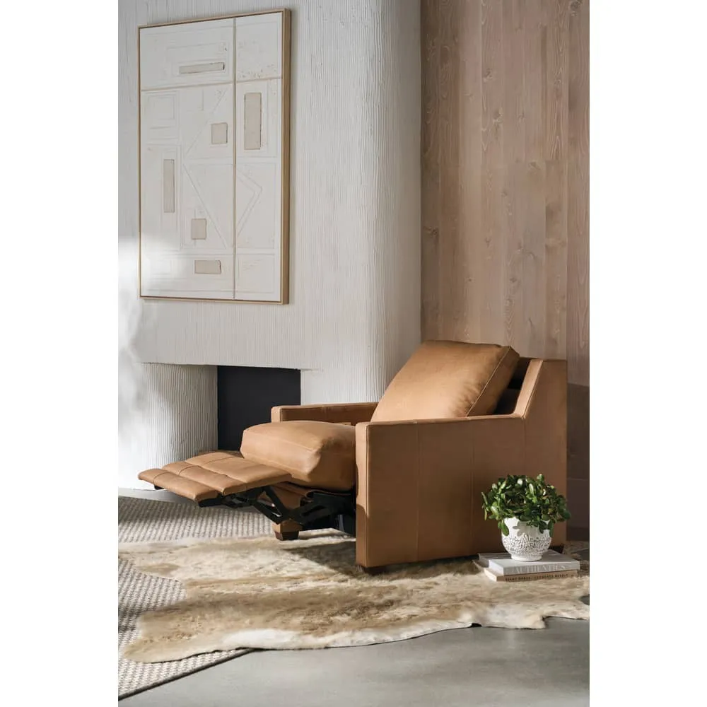 Weybridge Recliner Arm Chair - Light Brown, Leather