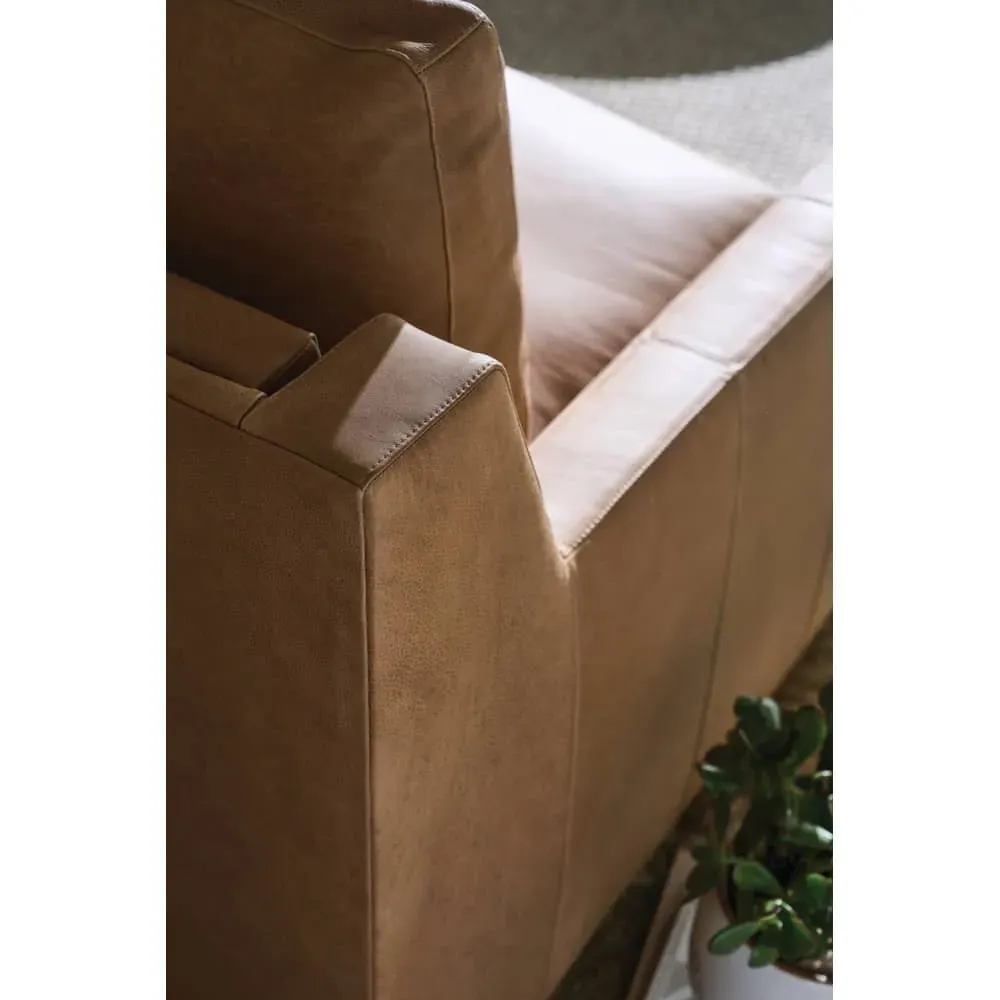 Weybridge Recliner Arm Chair - Light Brown, Leather
