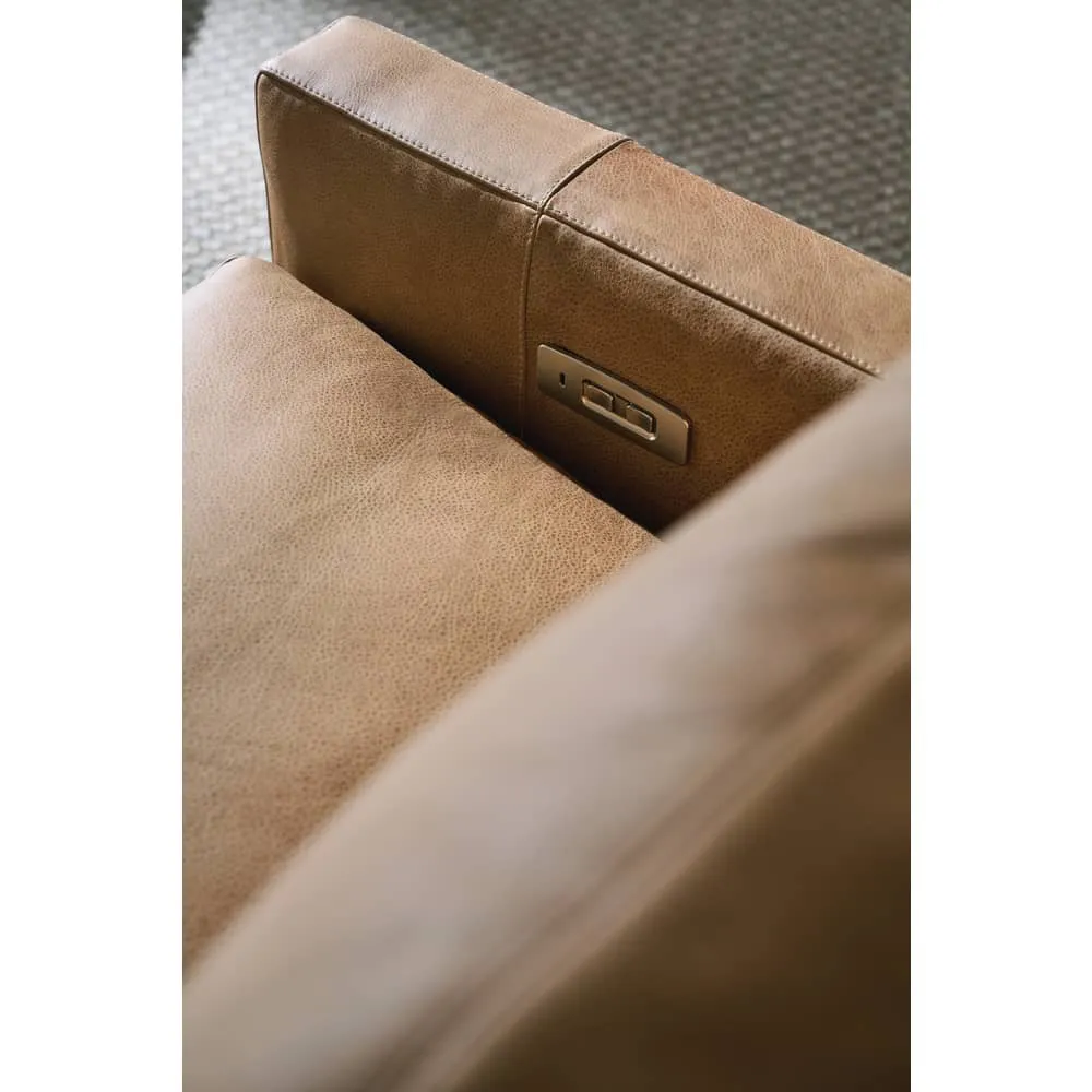 Weybridge Recliner Arm Chair - Light Brown, Leather