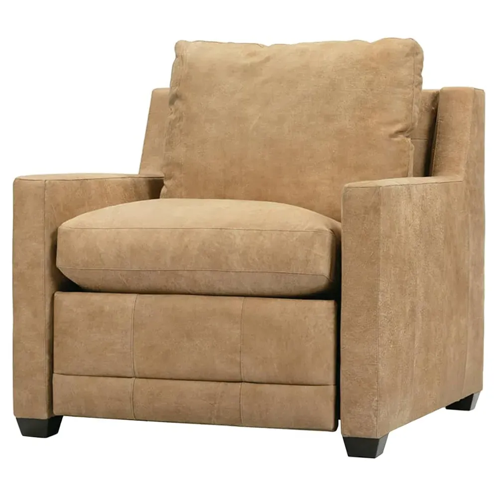 Weybridge Recliner Arm Chair - Light Brown, Leather image