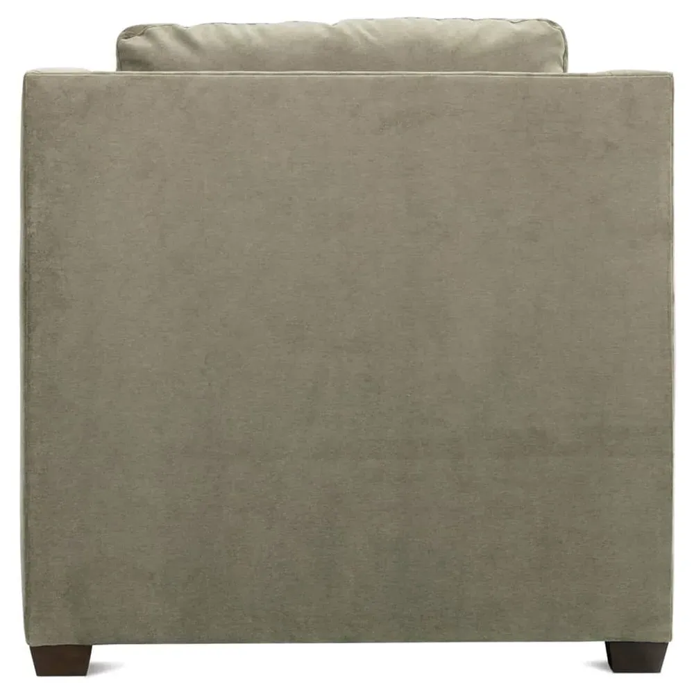 Weybridge Reclining Arm Chair - Olive, Velvet