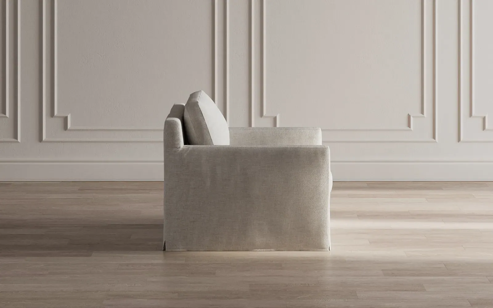 Weybridge Slipcovered Chair - Fog