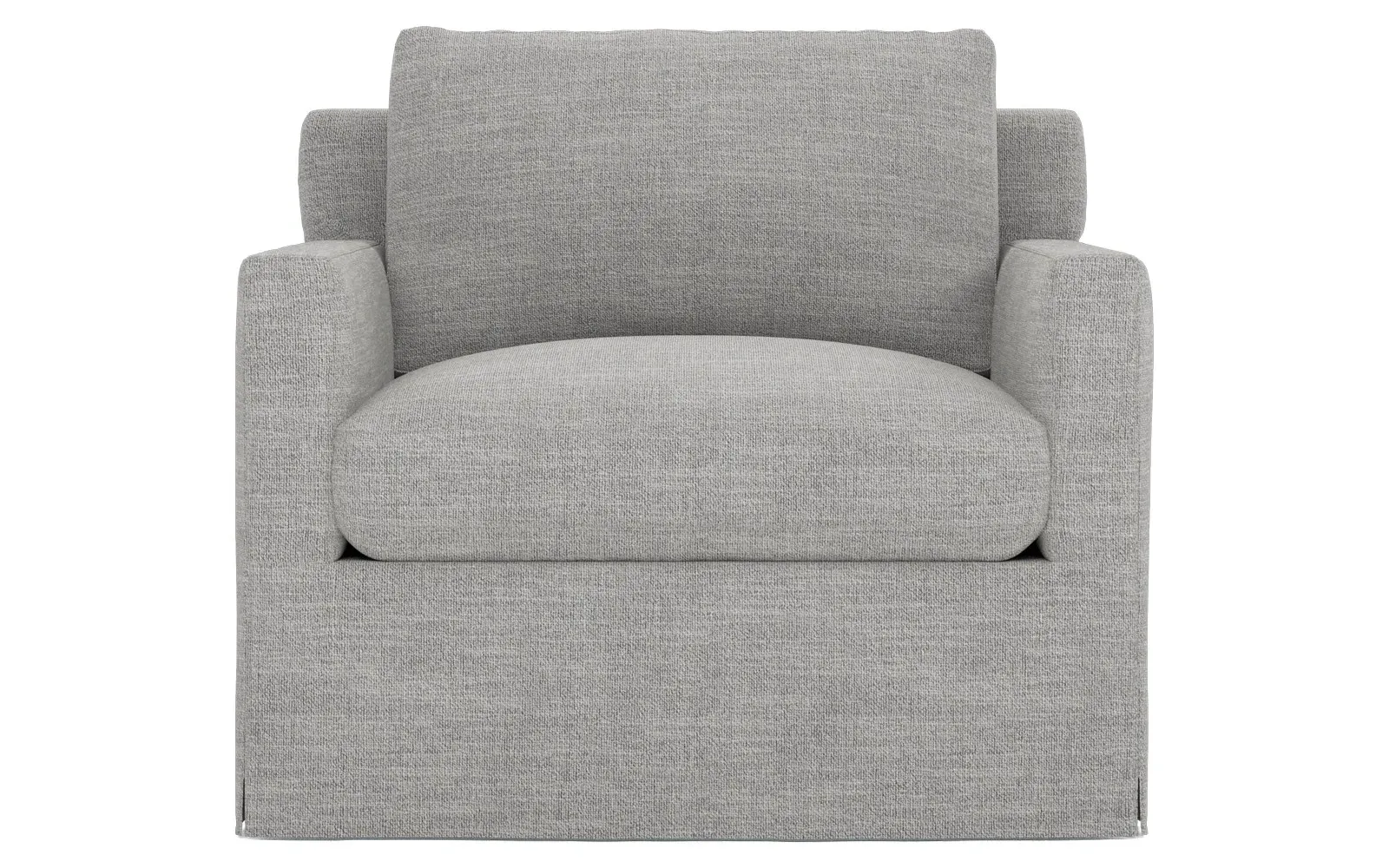 Weybridge Slipcovered Chair - Nickel