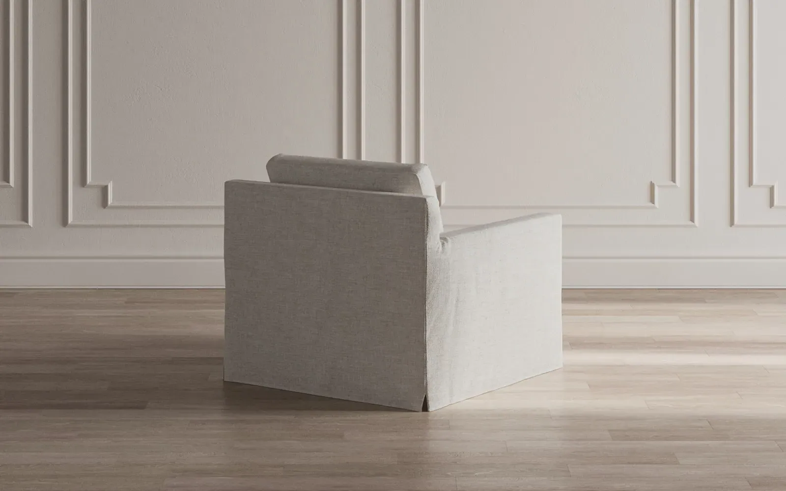 Weybridge Slipcovered Chair - Snow