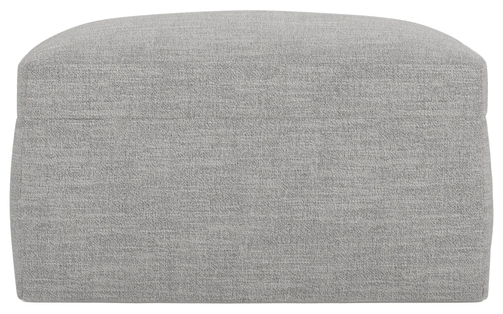 Weybridge Slipcovered Ottoman - Nickel
