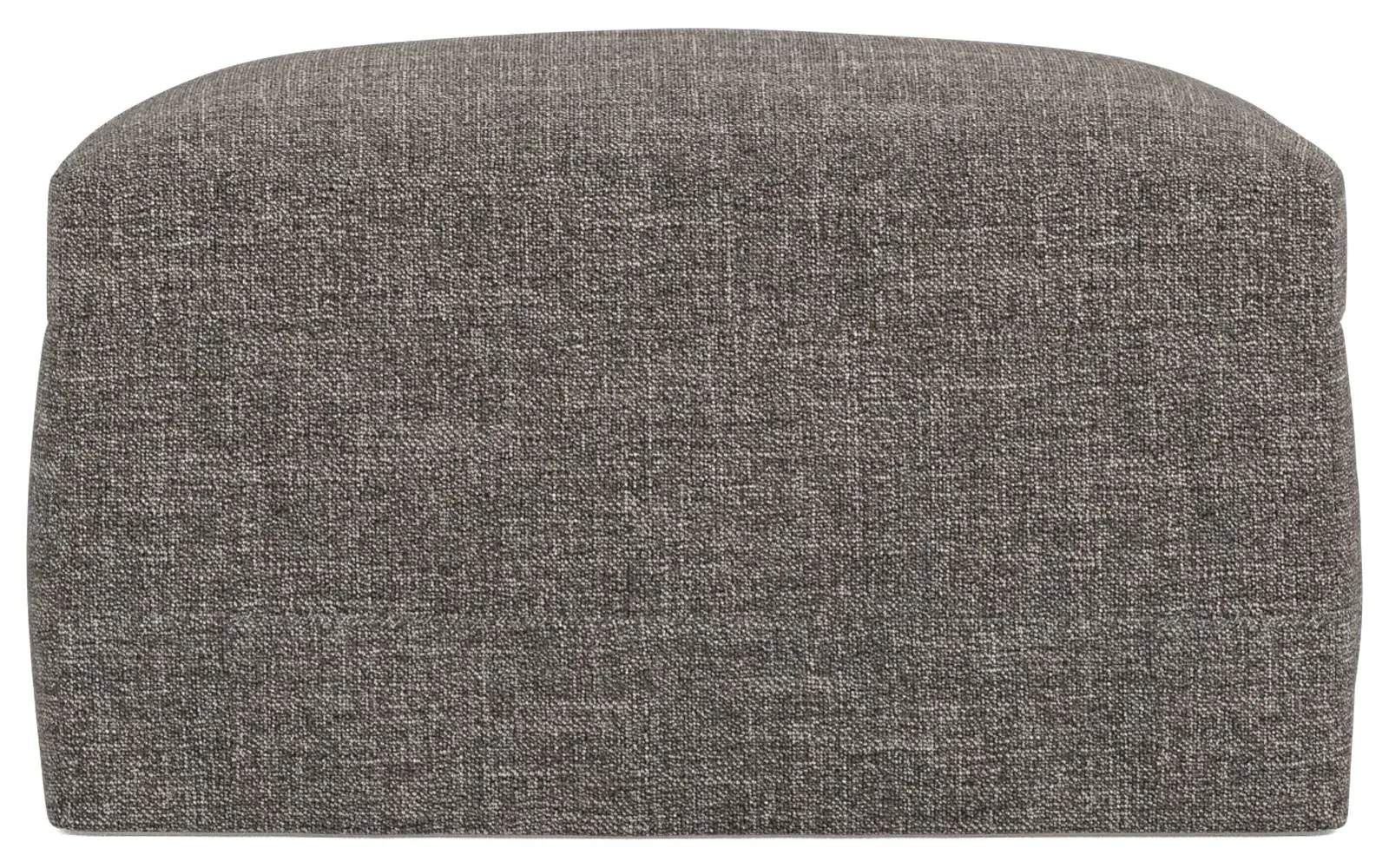 Weybridge Slipcovered Ottoman - Truffle