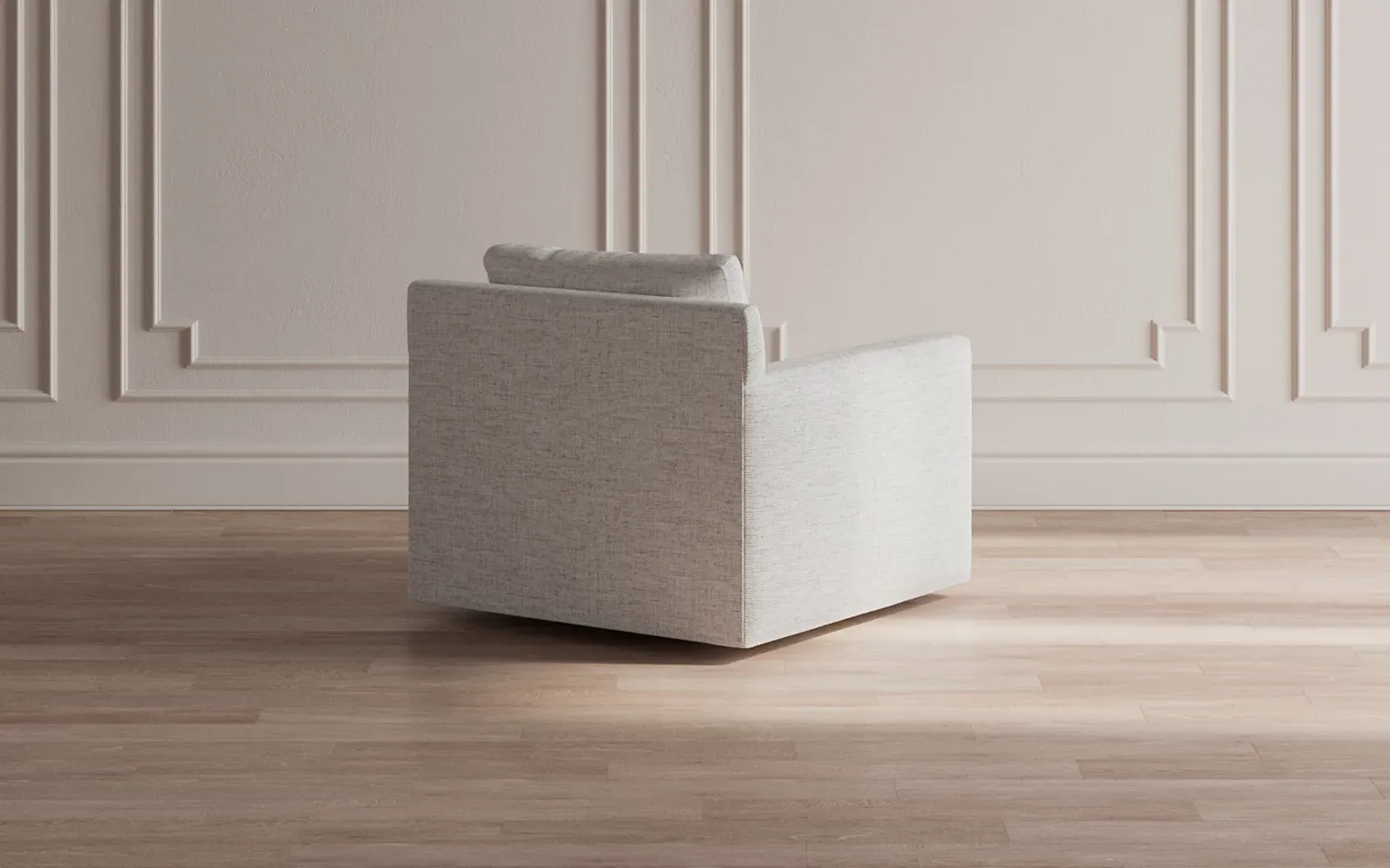 Weybridge Swivel Chair - Eggshell Blue