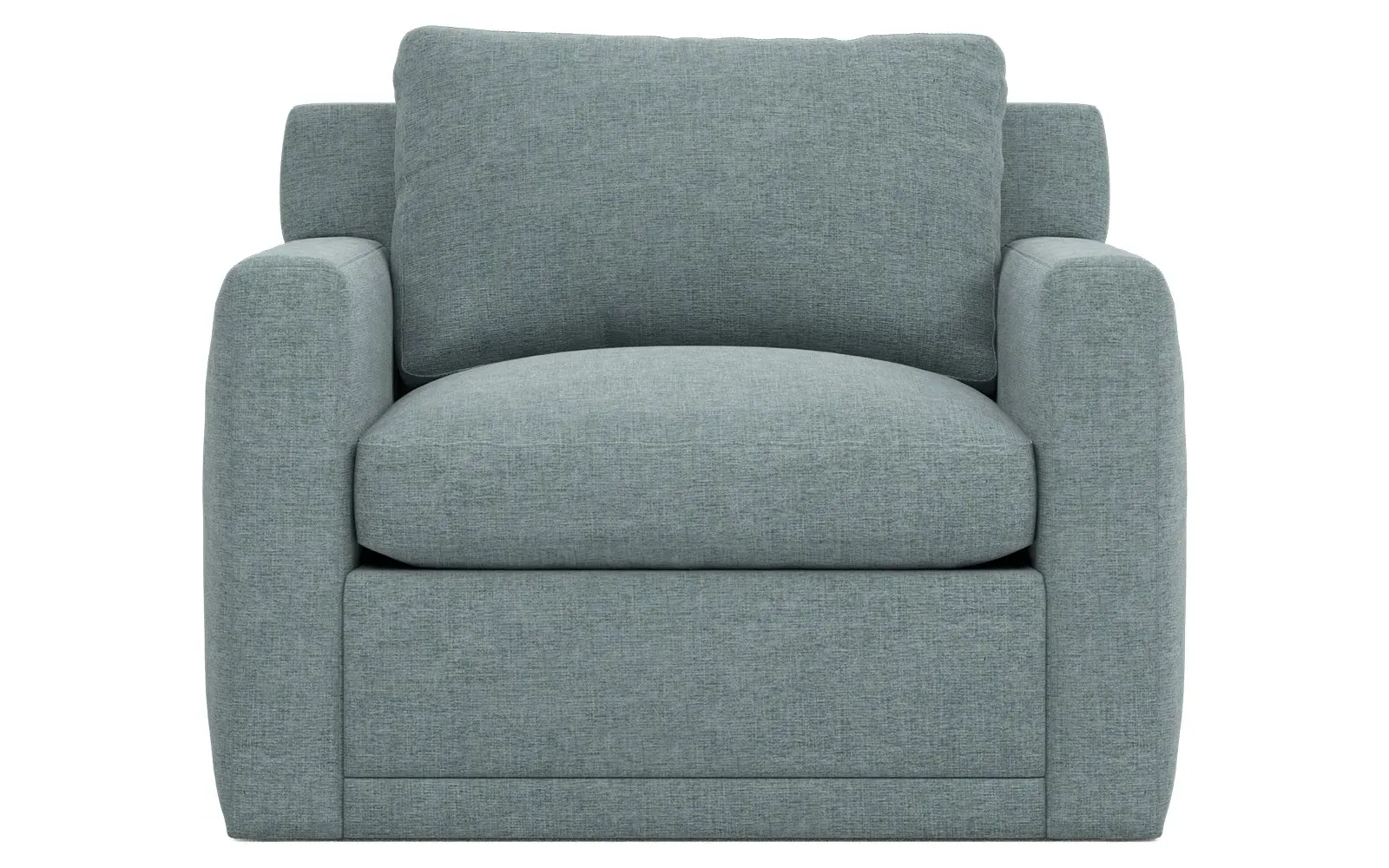 Weybridge Swivel Chair - Heathered Teal