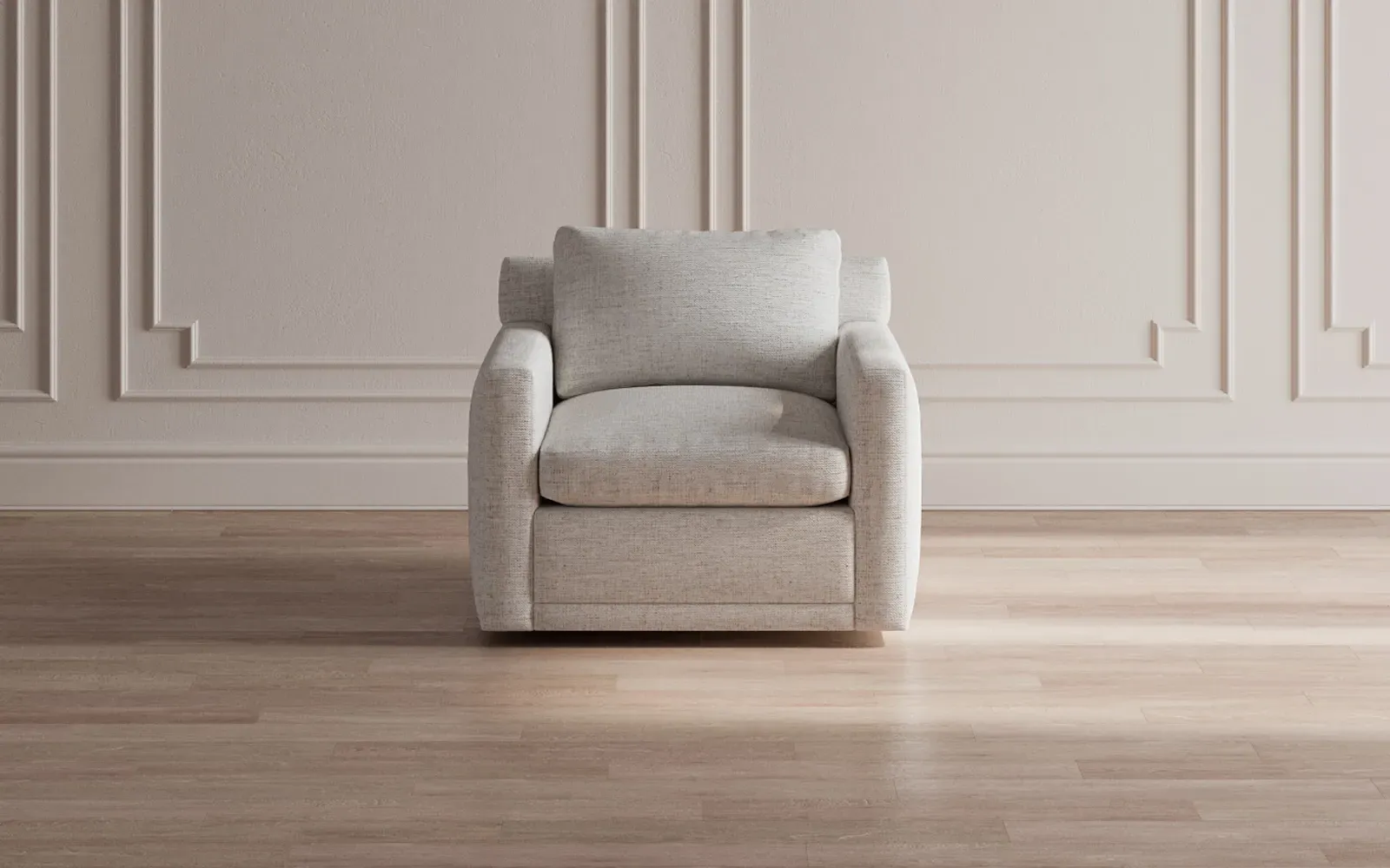 Weybridge Swivel Chair - Heathered Teal
