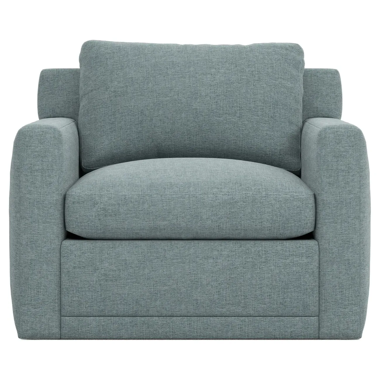 Weybridge Swivel Chair - Heathered Teal