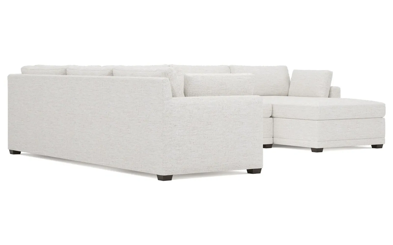 Weybridge U-Chaise Sectional with Left Chaise - Heathered Ivory