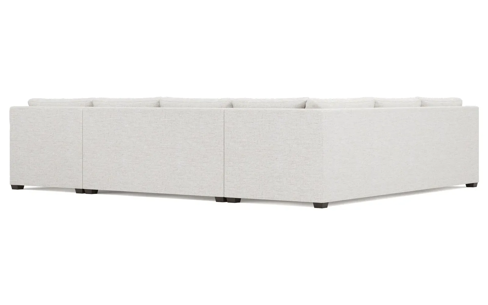 Weybridge U-Chaise Sectional with Left Chaise - Heathered Ivory
