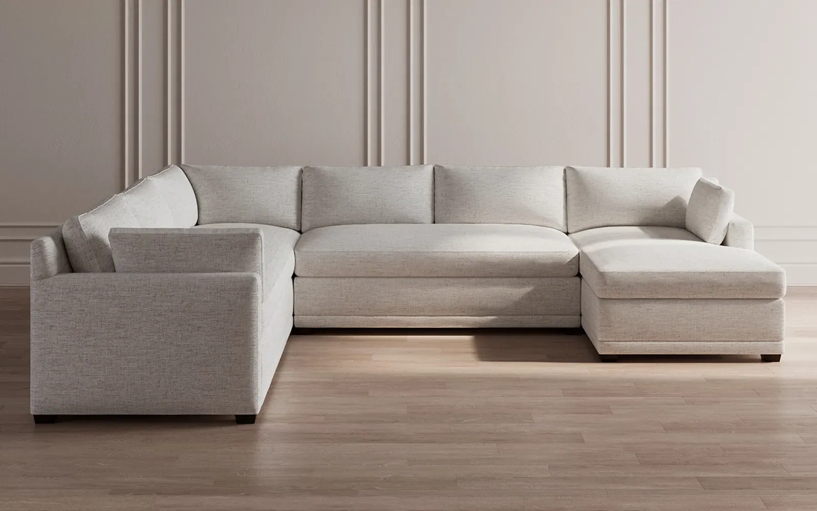 Weybridge U-Chaise Sectional with Left Chaise - Porcelain