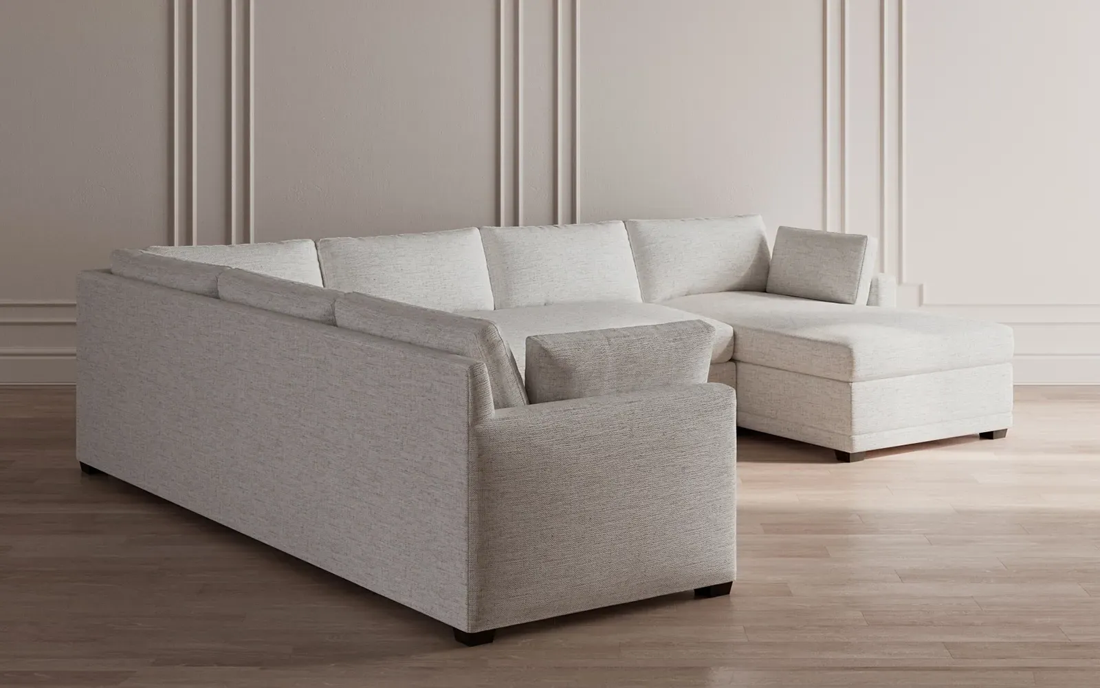 Weybridge U-Chaise Sectional with Left Chaise - Porcelain