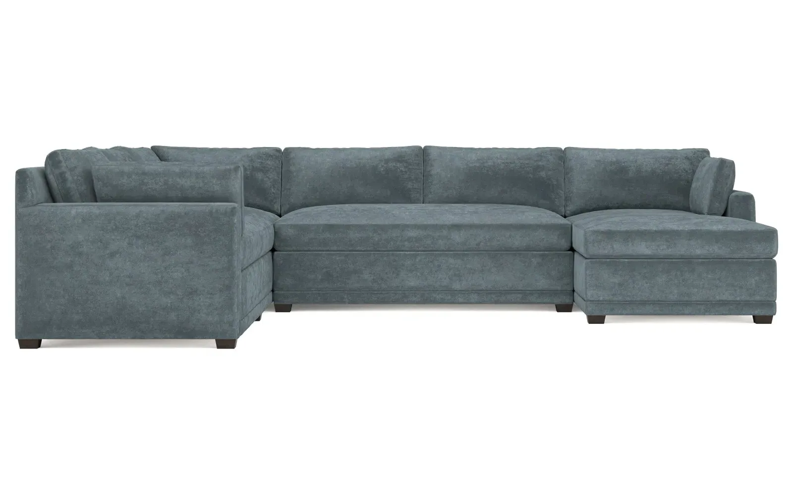 Weybridge U-Chaise Sectional with Left Chaise - Slate Blue