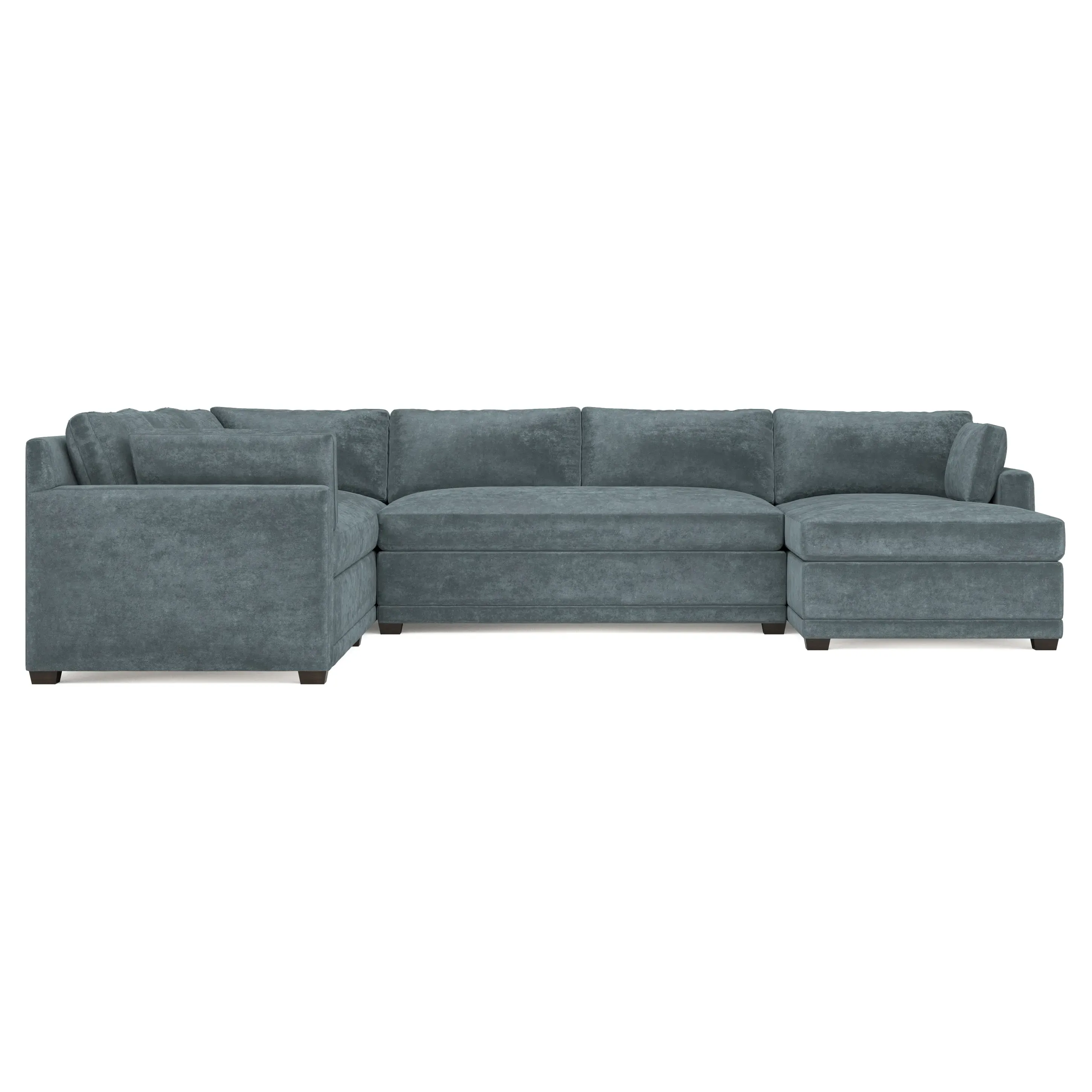 Weybridge U-Chaise Sectional with Left Chaise - Slate Blue