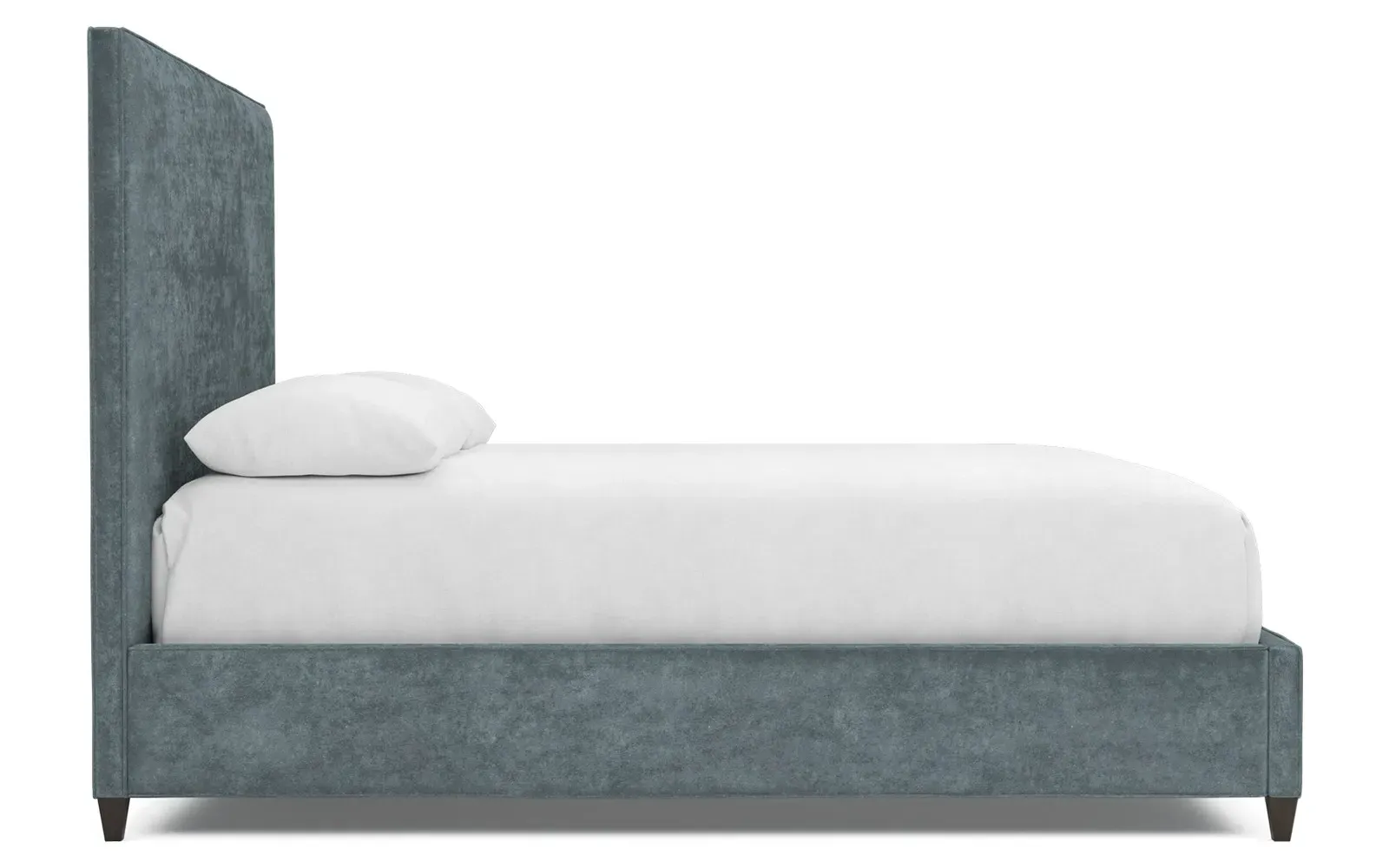 Whitley King Size Bed Frame - French Blue, Velvet