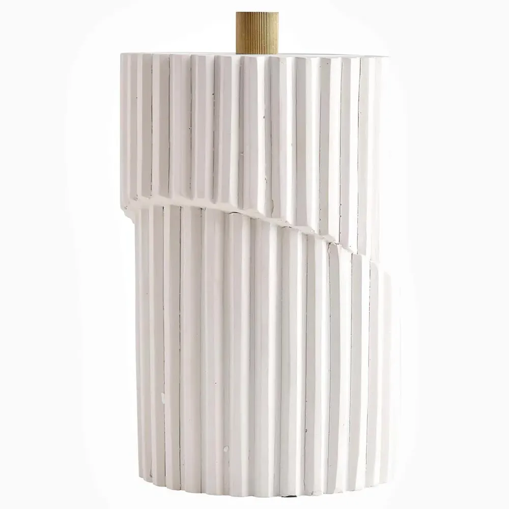 Whittaker Tall Decorative Jar - White, Resin