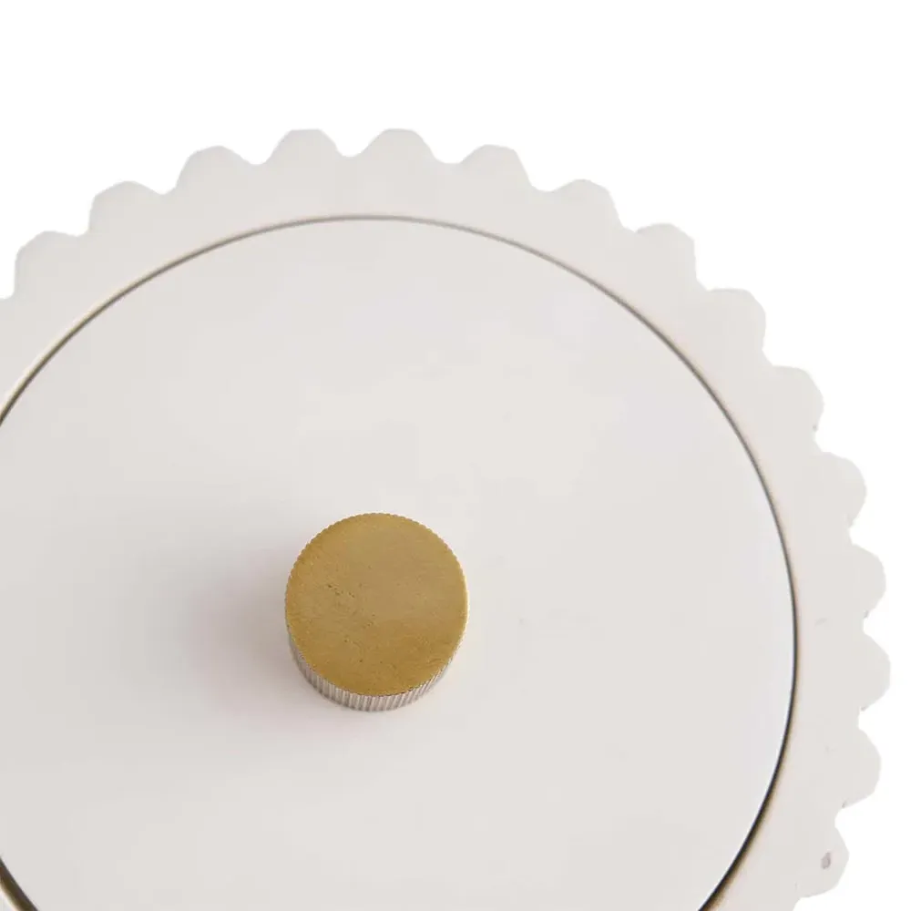 Whittaker Tall Decorative Jar - White, Resin