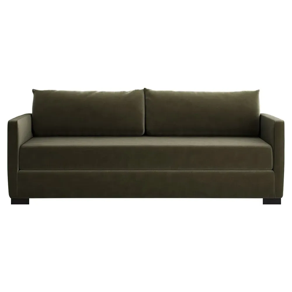Wickham Full Sleeper Sofa - Olive, Velvet image
