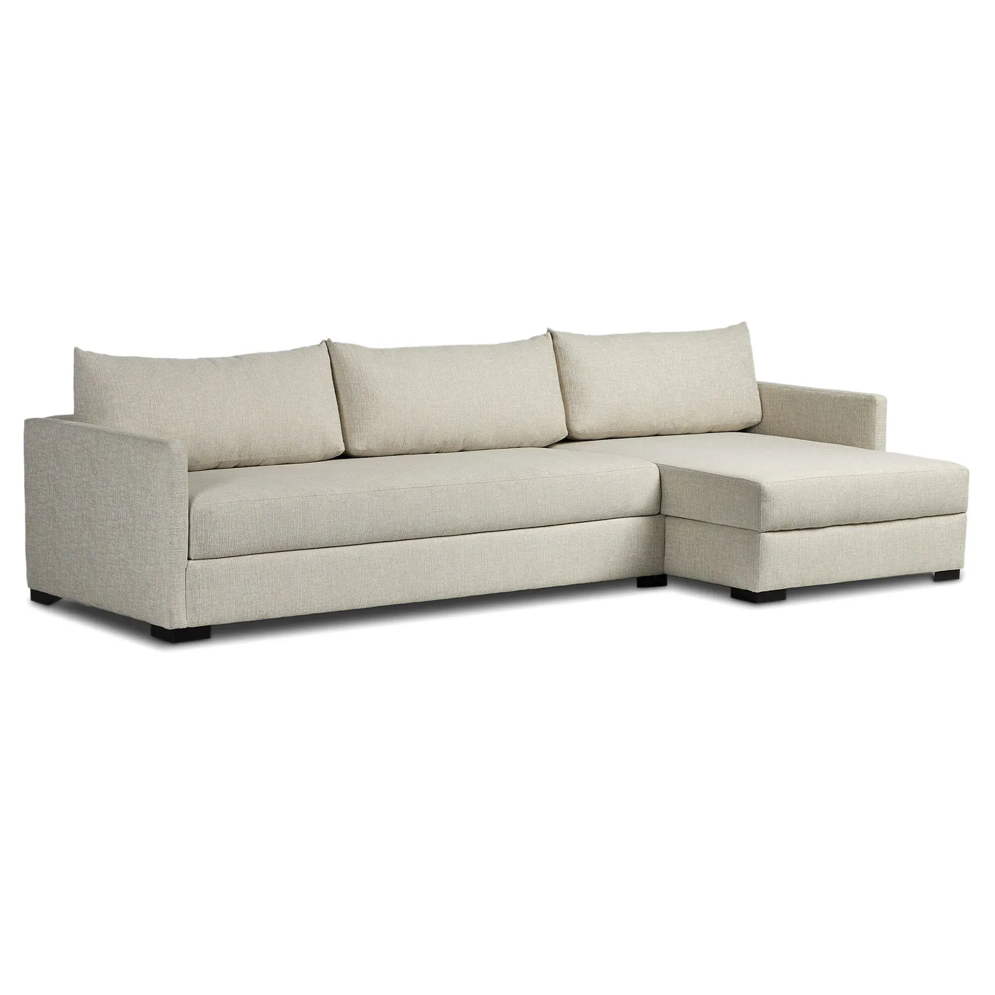 Wil 2-Piece Sleeper Sectional with Left Chaise - Cream