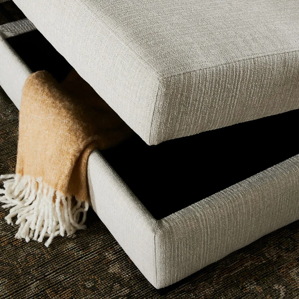 Wil 2-Piece Sleeper Sectional with Right Chaise - Cream